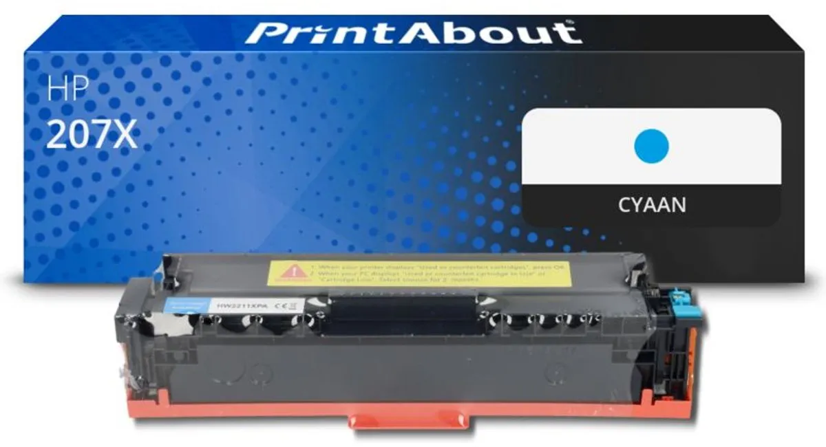 PrintAbout Toner W2211X Cyaan - 2.450 pagina's