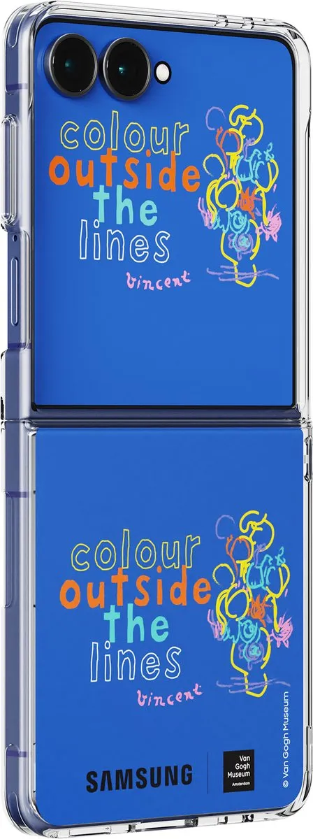 Samsung Galaxy Z Flip7 Flipsuit Card met Hoes - Blauw