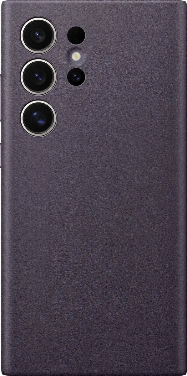 Samsung Galaxy S24 Ultra Vegan Leather Hoesje - Dark Violet - GP-FPS928HCAVW