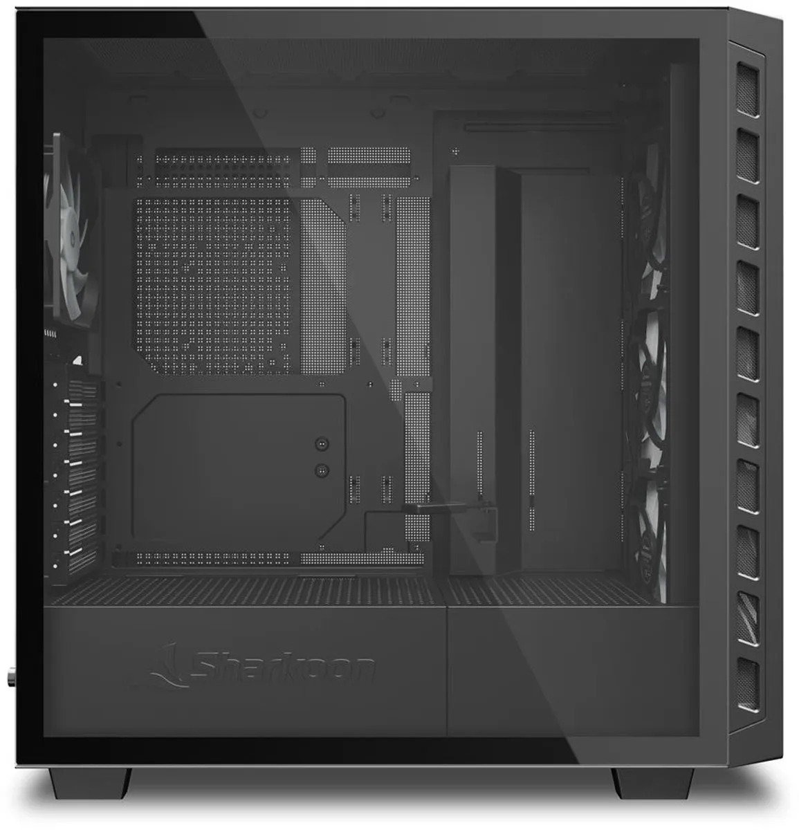 Sharkoon REBEL C80G Midi Tower - Zwart