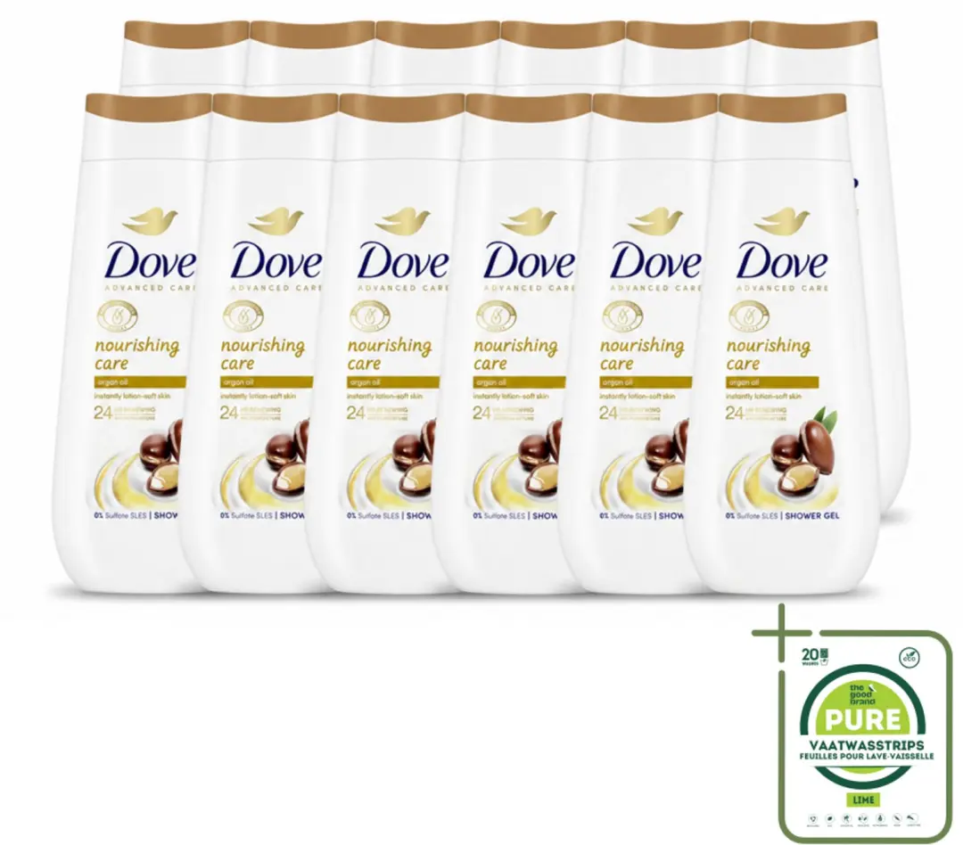 12 x Dove Douchecrème