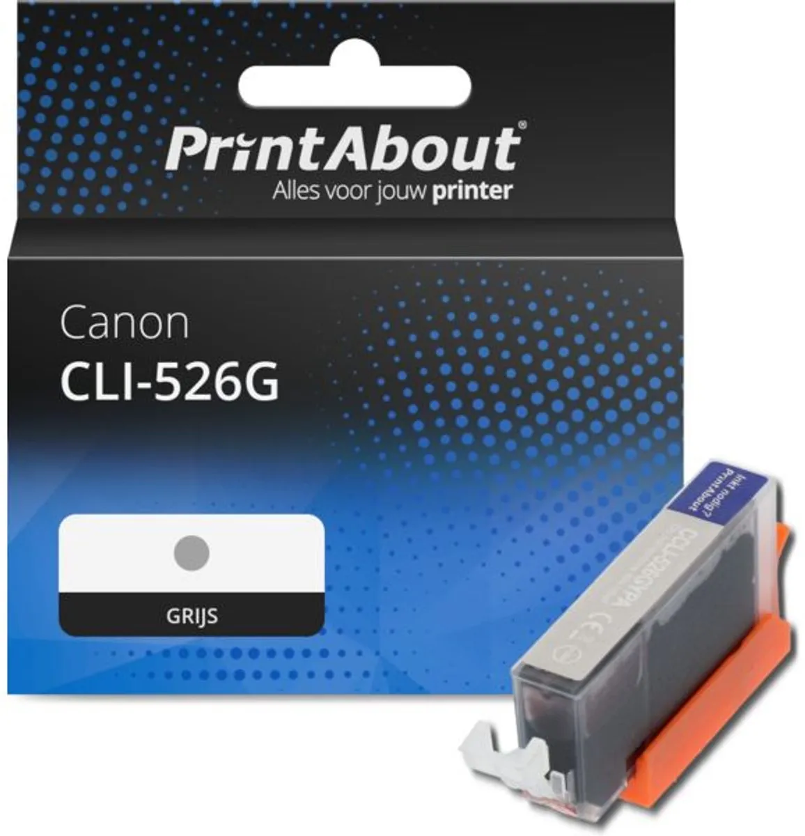 PrintAbout CLI-526G Inktcartridge Grijs
