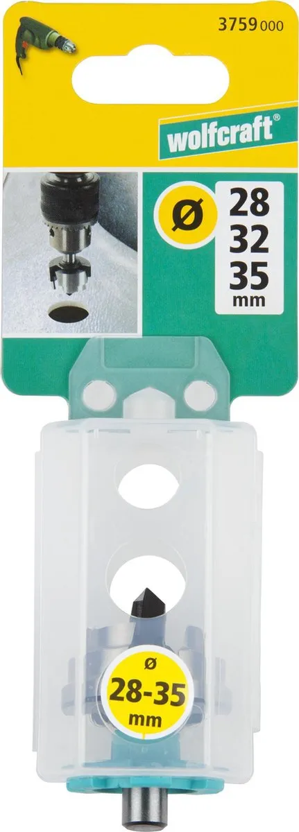 Wolfcraft GVK Boor 3759000 - Ø28-35mm - Glasvezel/Kunststof