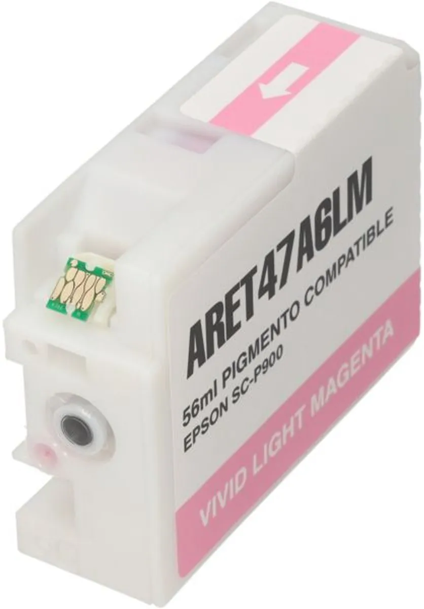 PrintAbout T47A6 Inktcartridge - Vivid Licht Magenta - 50ml