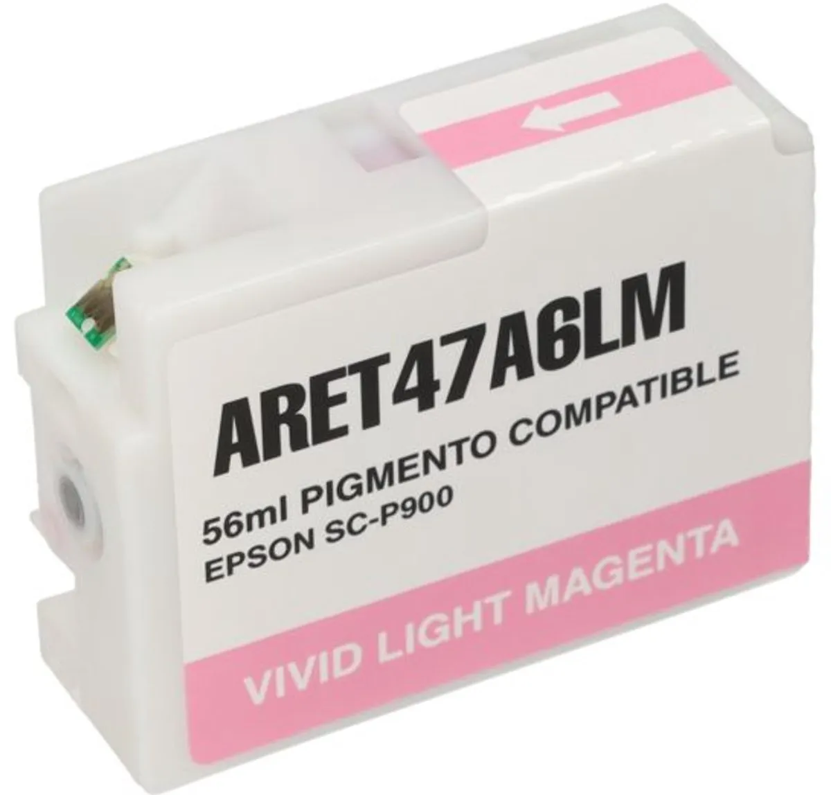 PrintAbout T47A6 Inktcartridge - Vivid Licht Magenta - 50ml