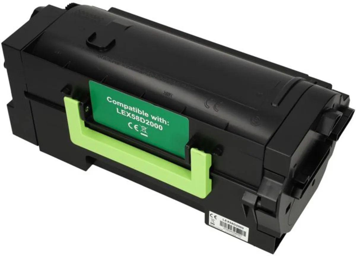 PrintAbout Lexmark 58D2000 Toner Zwart - 16.500 pagina's