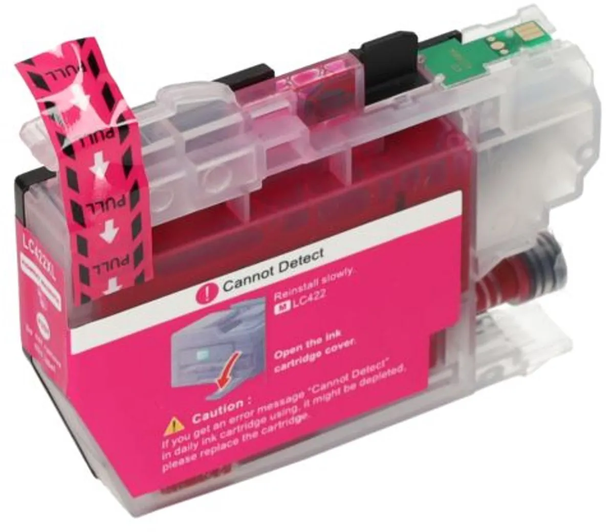 PrintAbout LC-422XLM Magenta Inktcartridge - 1650 pagina's
