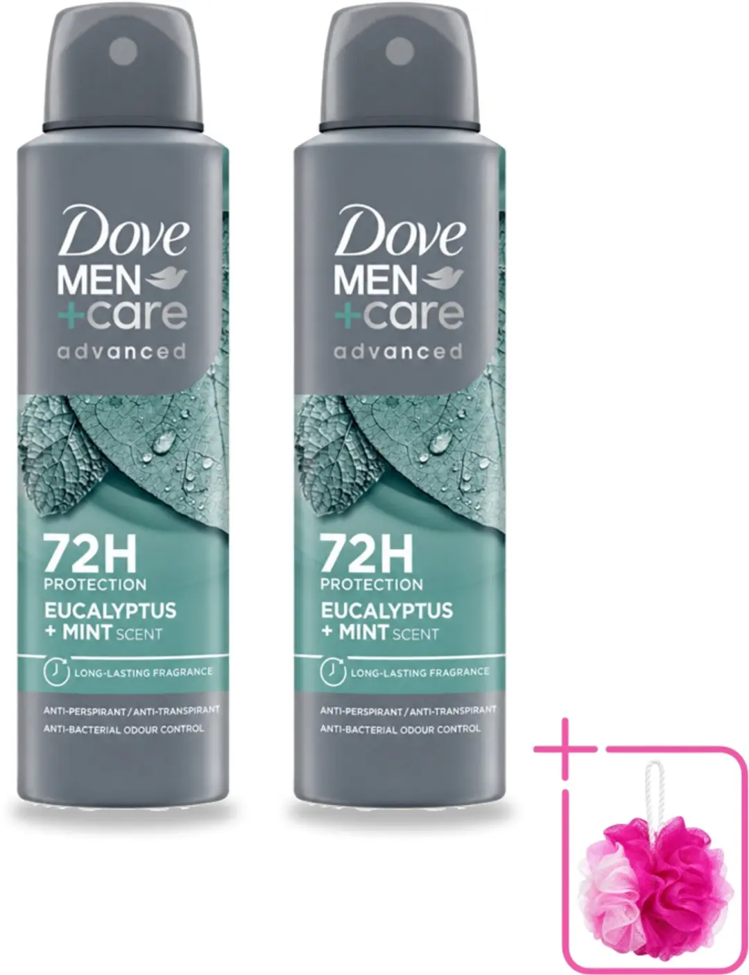 2 x Dove Men+Care Deodorant Spray
