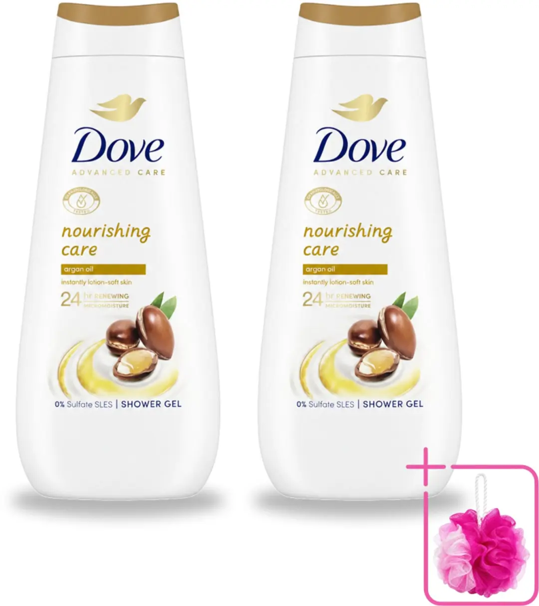 2 x Dove Douchecrème