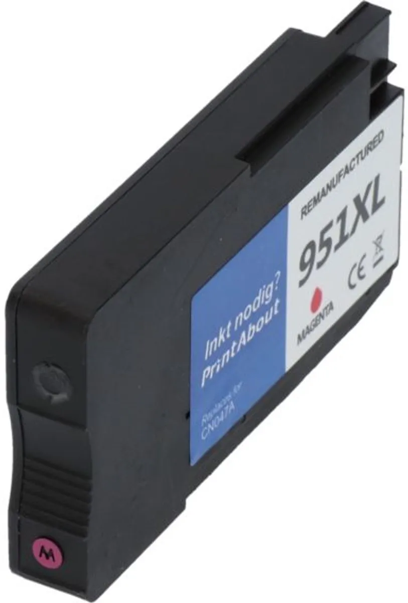 PrintAbout Huismerk HP 951 CN051AE Magenta Inktcartridge - 27ml