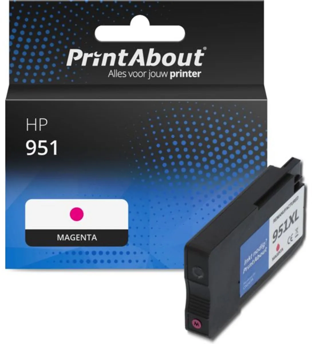 PrintAbout Huismerk HP 951 CN051AE Magenta Inktcartridge