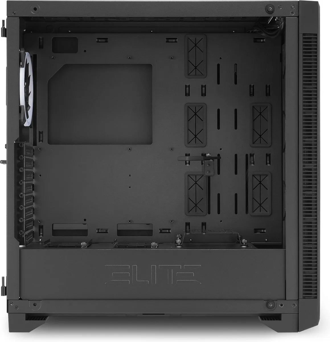 Sharkoon 4044951027156 ATX Semi-tower Behuizing - 7x 2.5" 5x 3.5" - Zwart