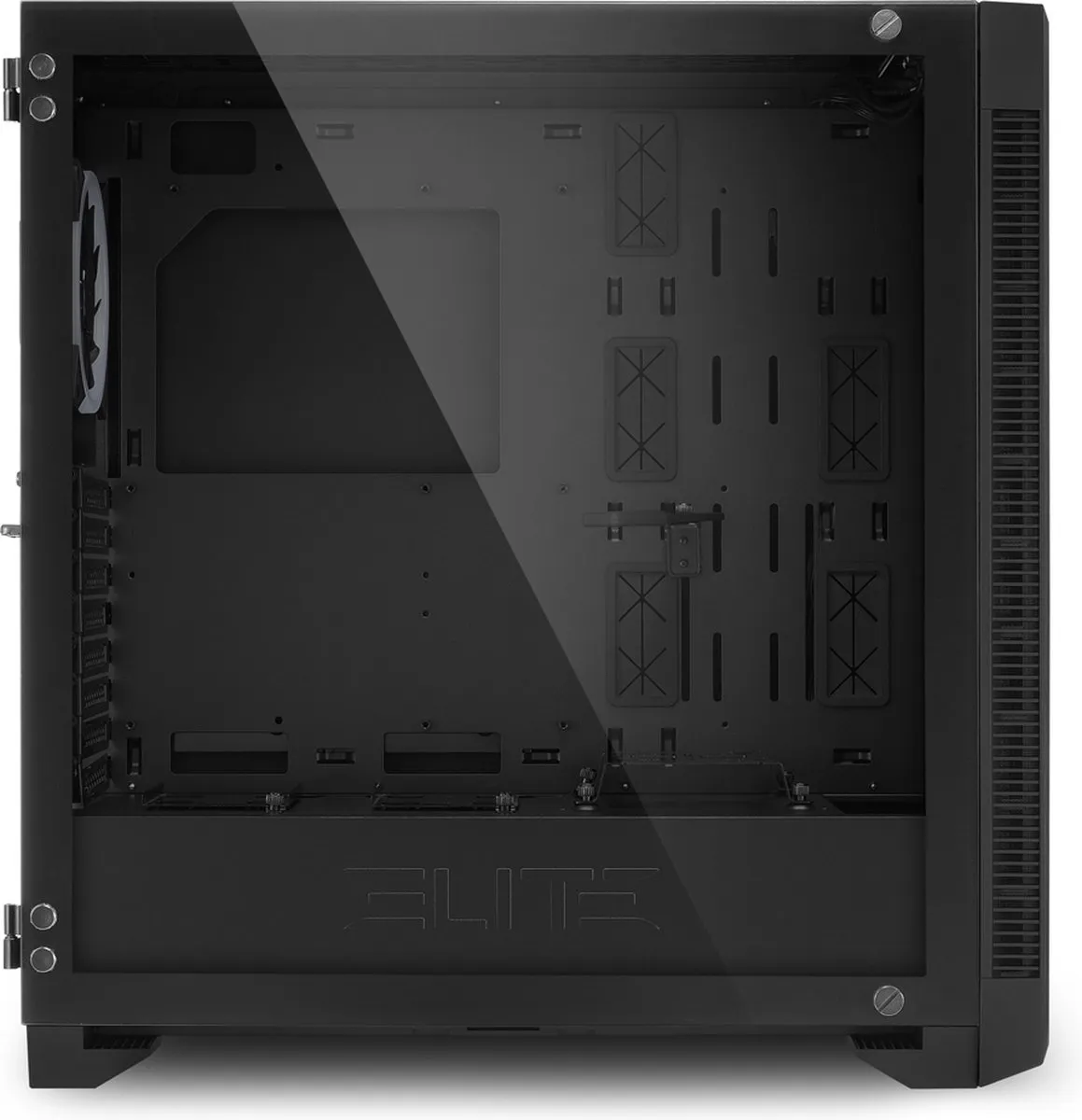 Sharkoon 4044951027156 ATX Semi-tower Behuizing - 7x 2.5" 5x 3.5" - Zwart