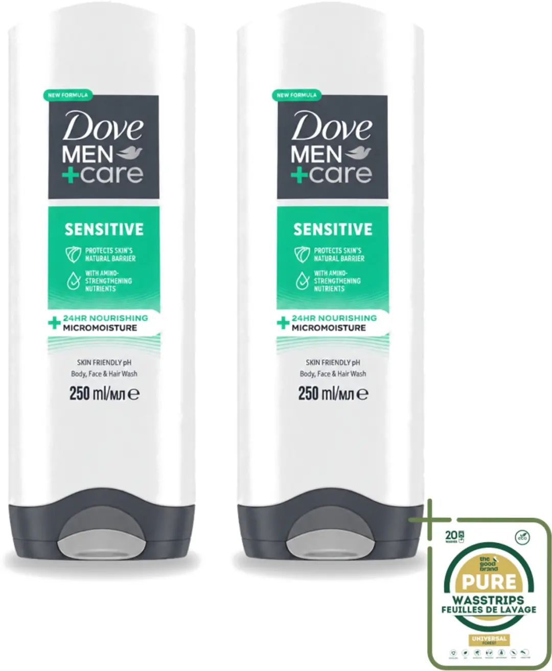 2 x Dove Men+Care