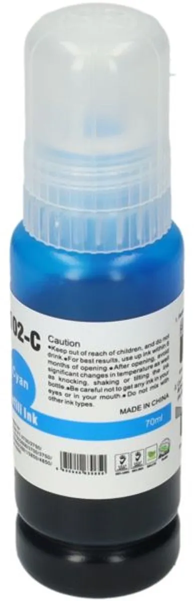 PrintAbout Inktcartridge T03R240 Cyaan - 70ml - o.a. Epson ET7750