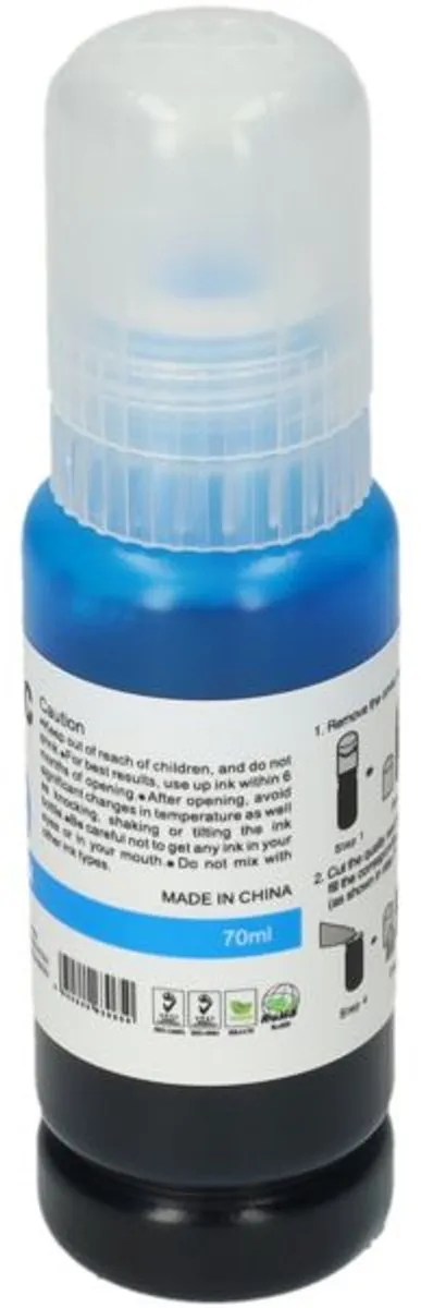 PrintAbout Inktcartridge T03R240 Cyaan - 70ml - o.a. Epson ET7750