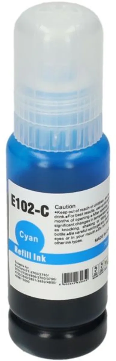 PrintAbout Inktcartridge T03R240 Cyaan - 70ml - o.a. Epson ET7750