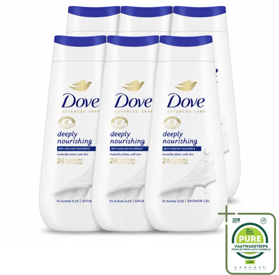 6 x Dove Douchecrème