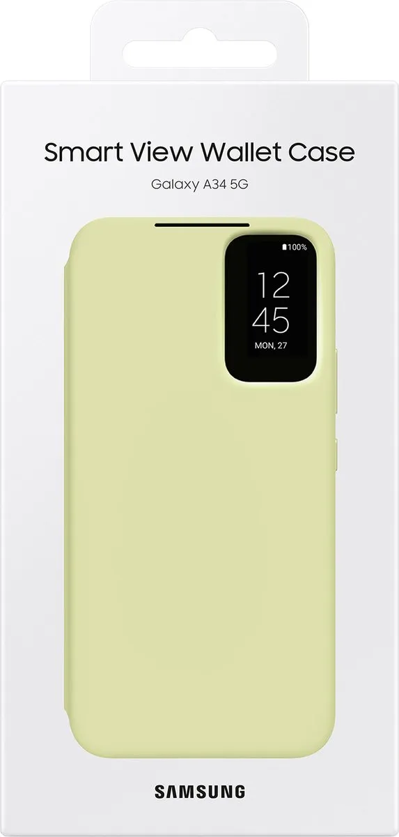 Samsung Smart S View Hoesje Galaxy A34 - Lime