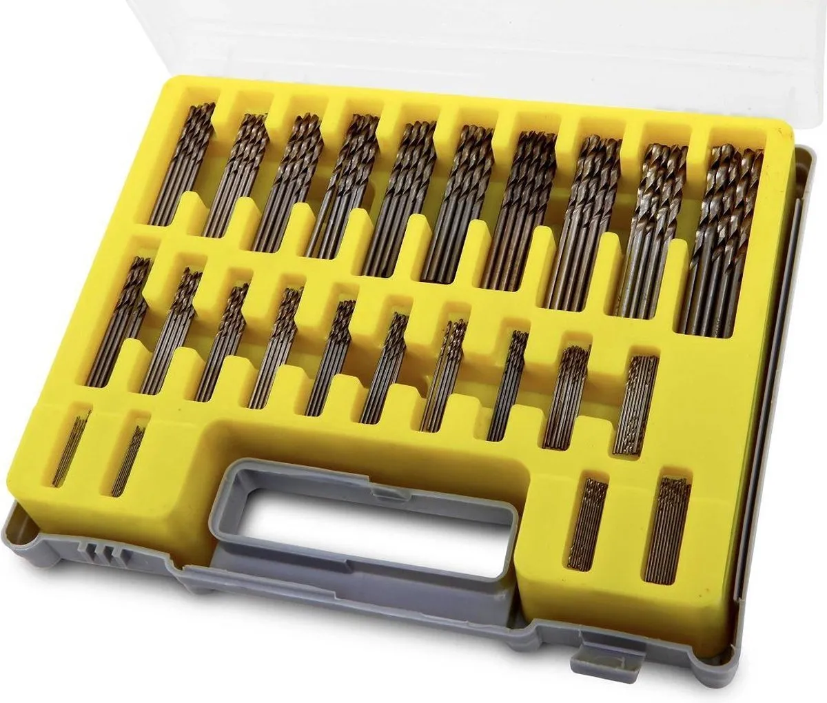 HBM 150-delig HSS Borenset Kleine Maten - Metaal
