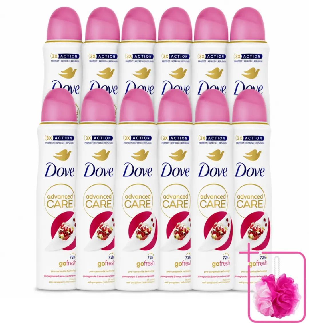 12 x Dove Deodorant Spray