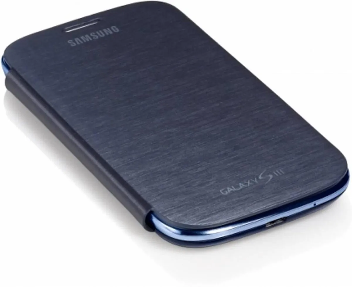 Samsung Galaxy S3 Flip Cover Chrome Blue