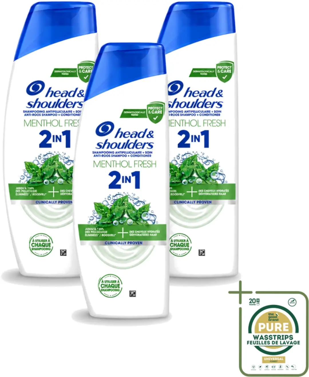3 x Head & Shoulders
