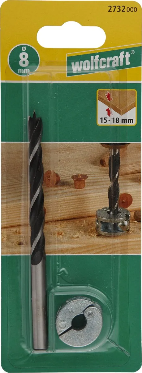 Wolfcraft Houtboor 8mm Deuvels 2732000 - Metaal - afbeelding 6 van 6