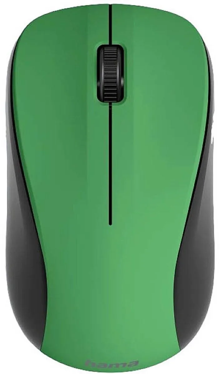 Hama MW-300 V2 - Optische draadloze muis - 3 knoppen - 2.4 GHz RF - Stil - Groen