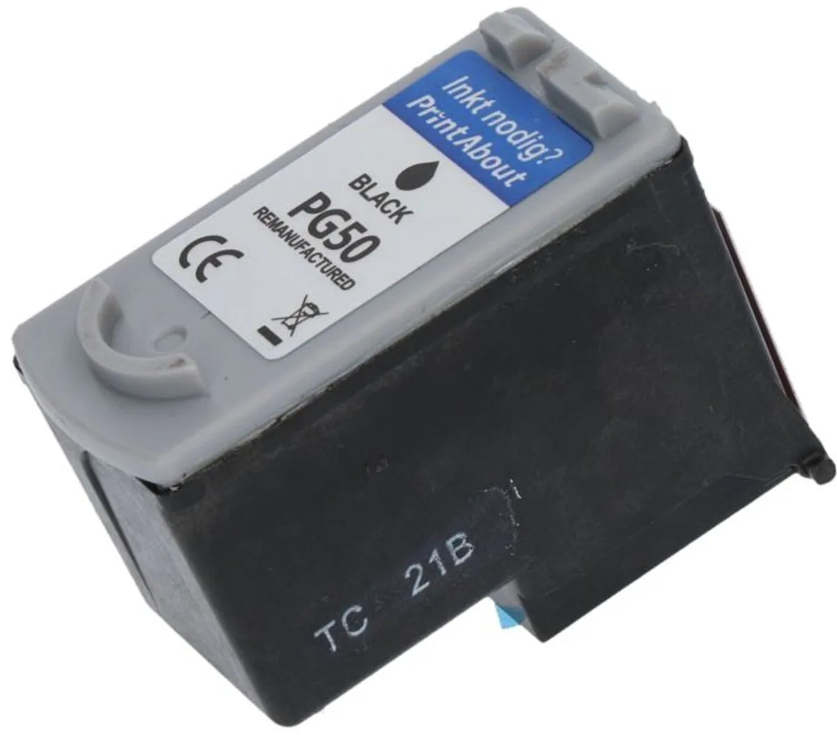 PrintAbout PG-50 Inktcartridge - Zwart - 24ml - o.a. Canon PIXMA