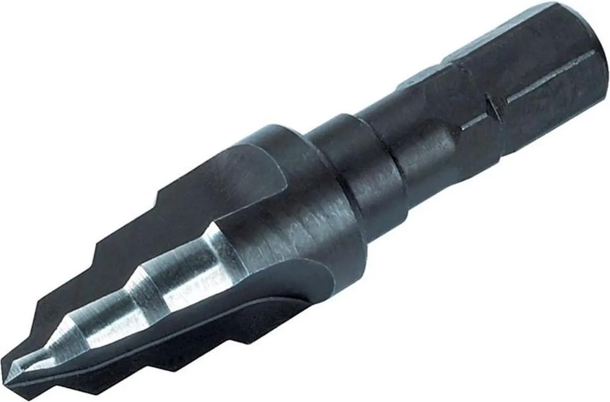 Wolfcraft Getrapte Boor HSS Ø4-10mm Zeskantschacht