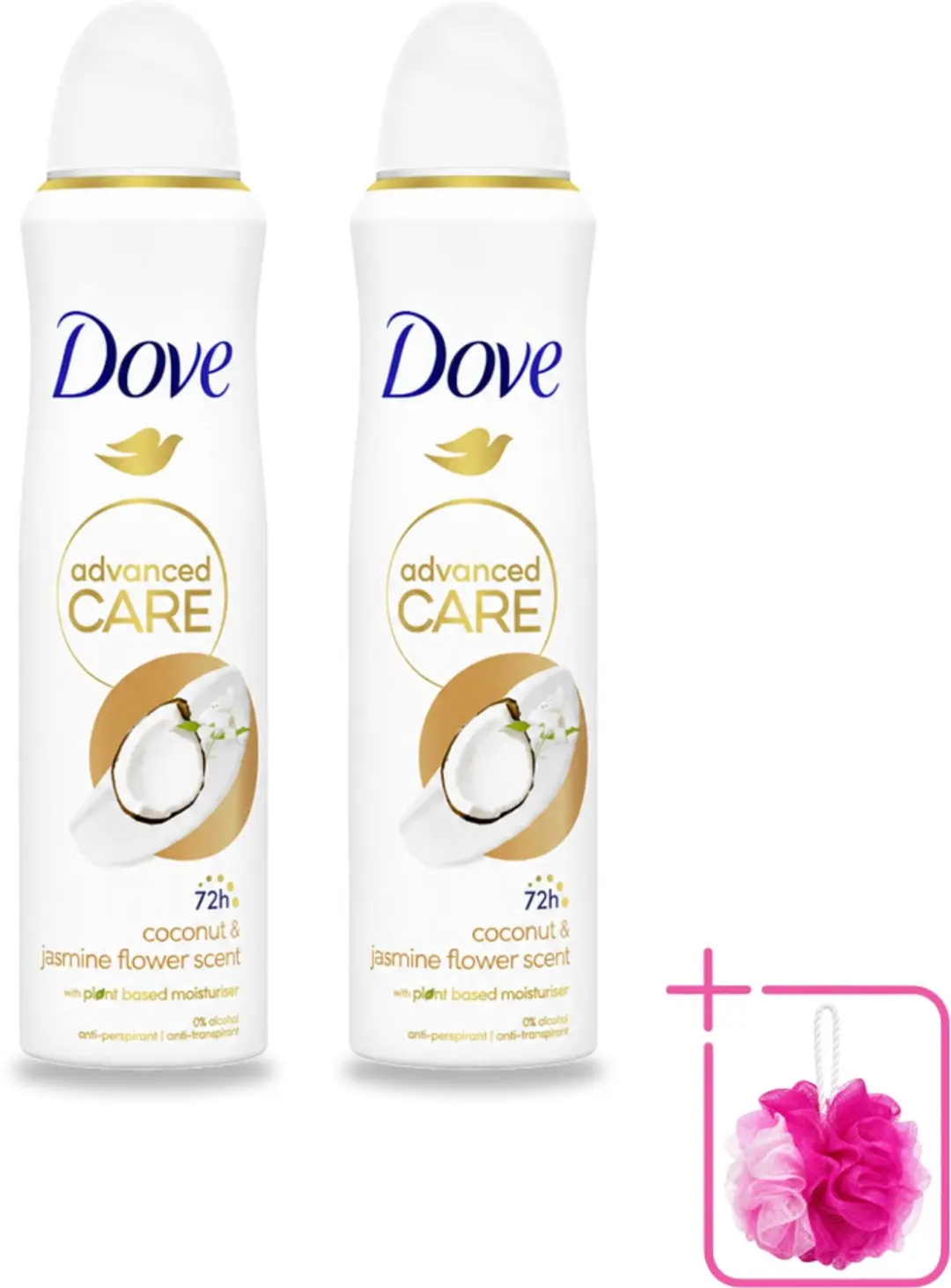2 x Dove Deodorant Spray