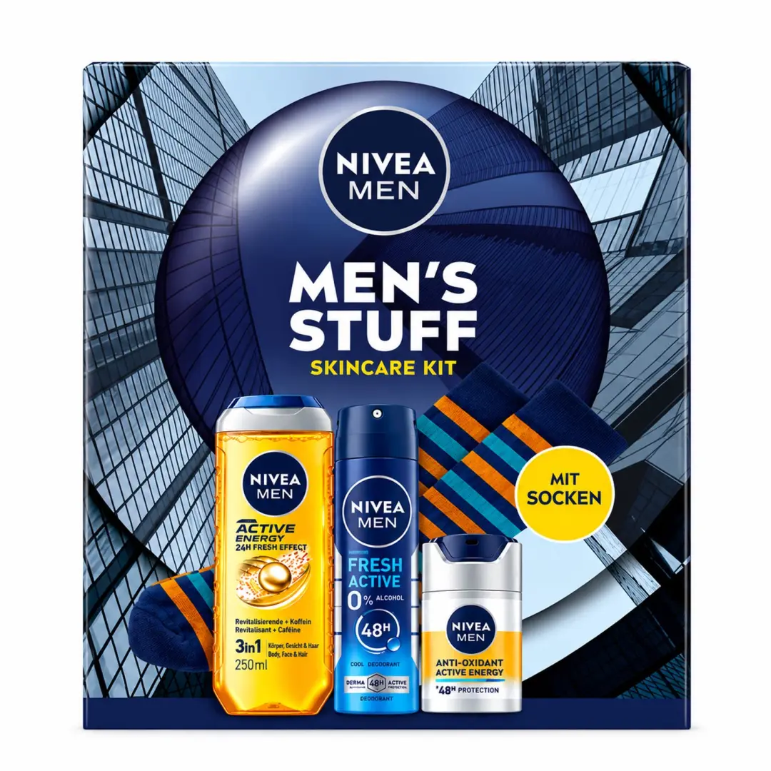 NIVEA Men Men's Stuff Geschenkset - 4-delig - afbeelding 6 van 6