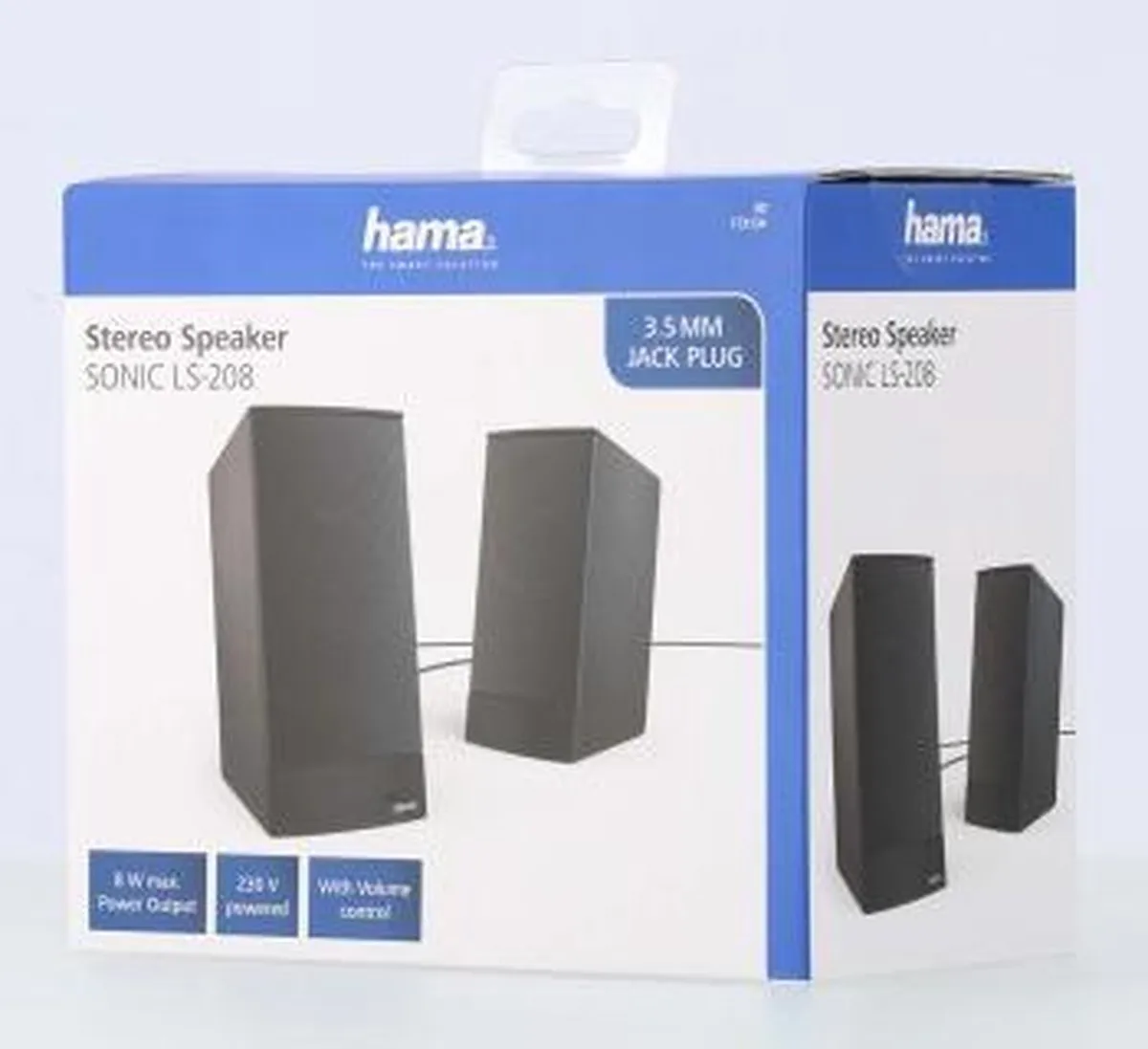 Hama Sonic LS-208 PC-Luidsprekers 8W - Zwart - afbeelding 6 van 6
