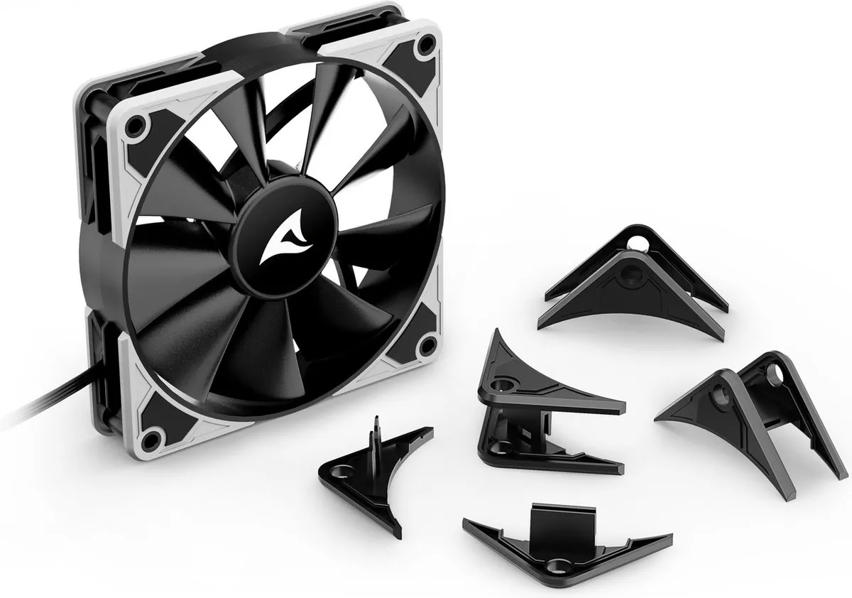 Sharkoon SilentStorm BW120 PWM Boxventilator 12cm