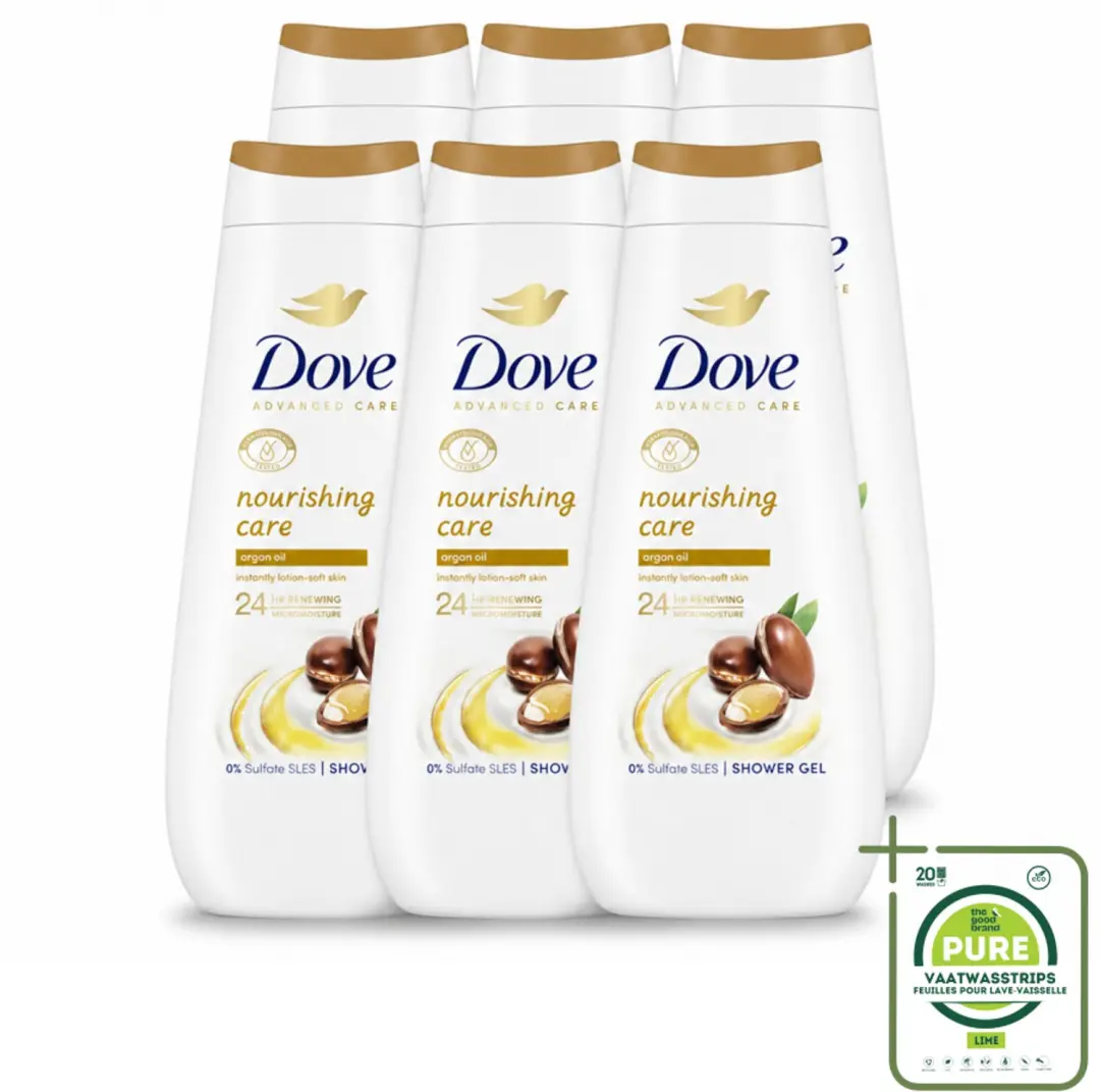 6 x Dove Douchecrème