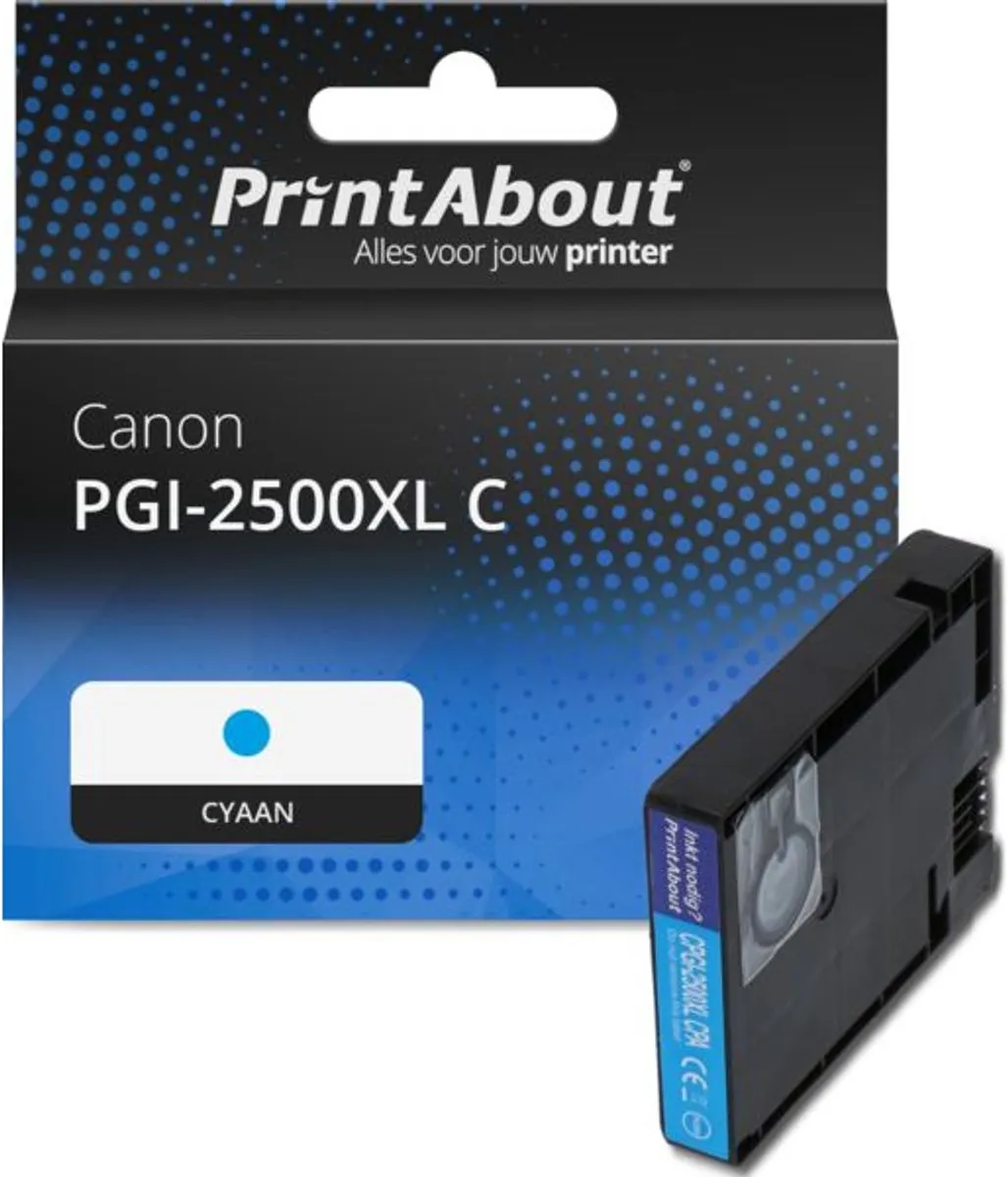 PrintAbout Canon PGI-2500XL C Inktcartridge