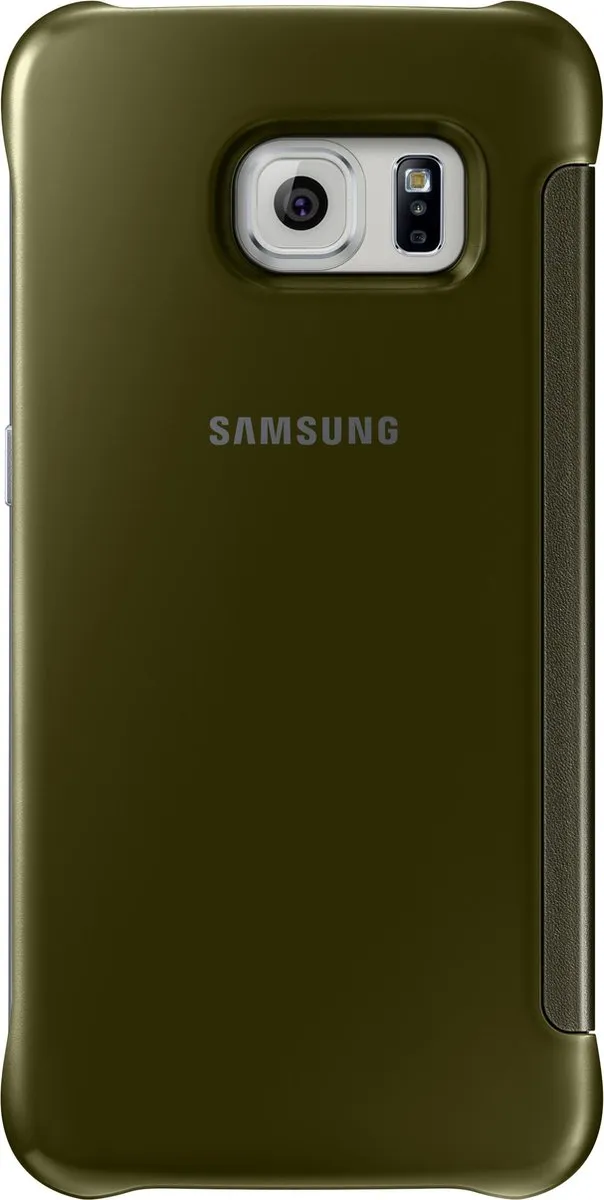 Samsung Clear View Cover G925 - Goud - EF-ZG925BFEGWW