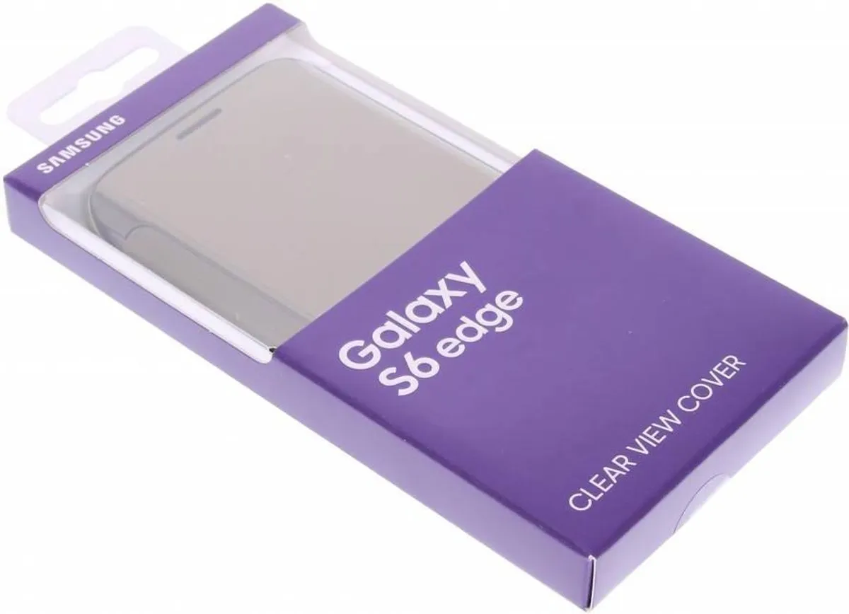 Samsung Clear View Cover G925 - Goud - EF-ZG925BFEGWW - afbeelding 6 van 6