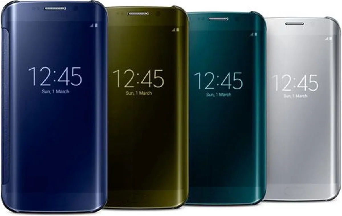 Samsung Clear View Cover G925 - Goud - EF-ZG925BFEGWW