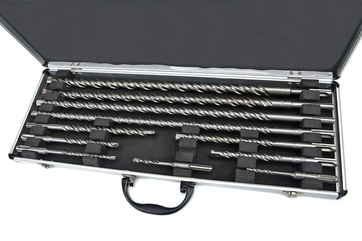 HBM 11-delige SDS Borenset - Aluminium Koffer