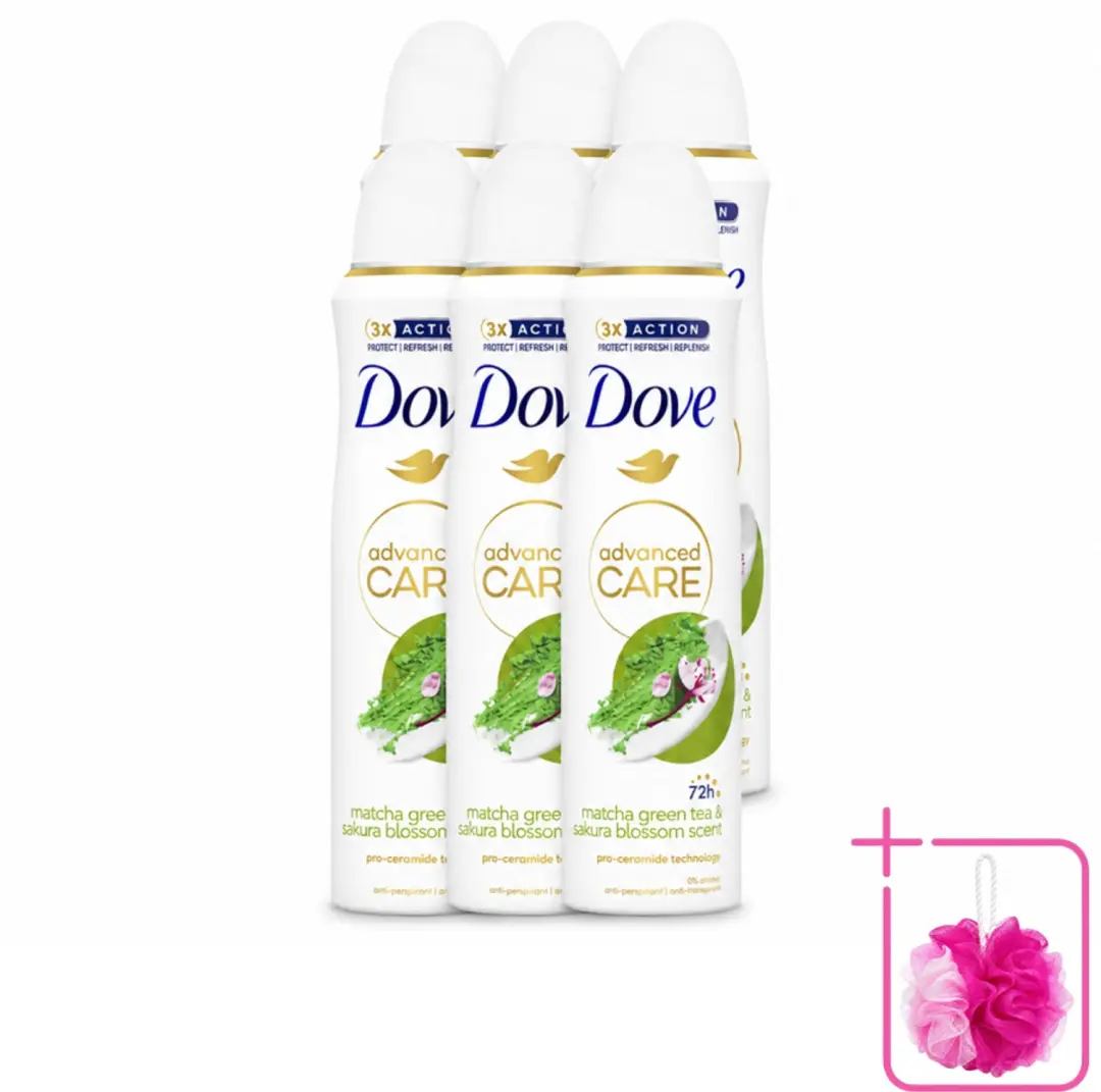 6 x Dove Deodorant Spray