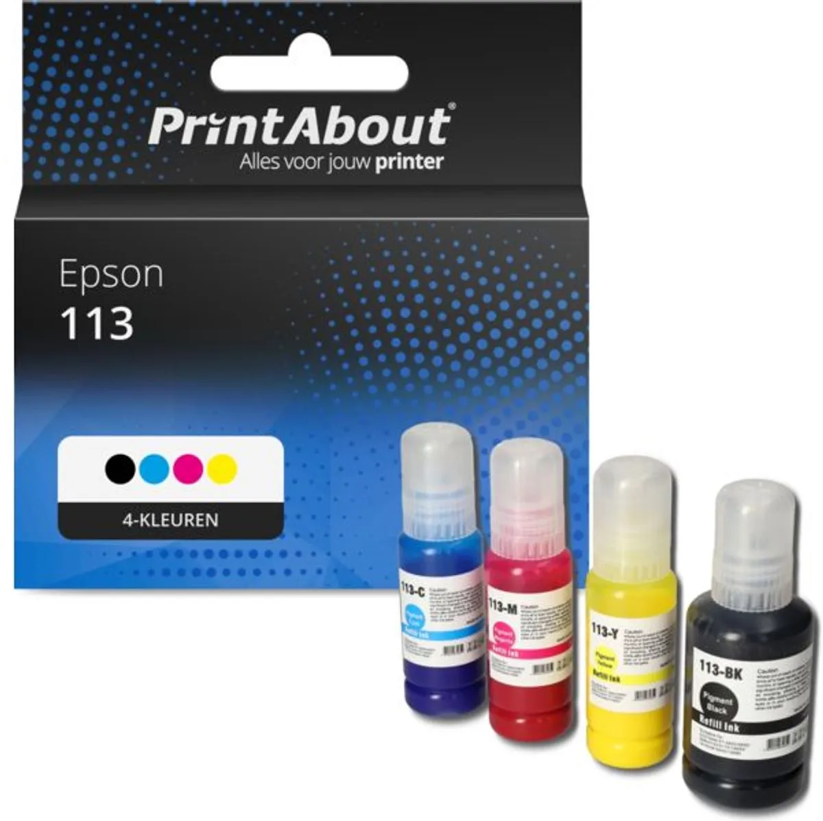 PrintAbout Inktcartridge CT06B14/24/34/440 4-kleuren Multipack