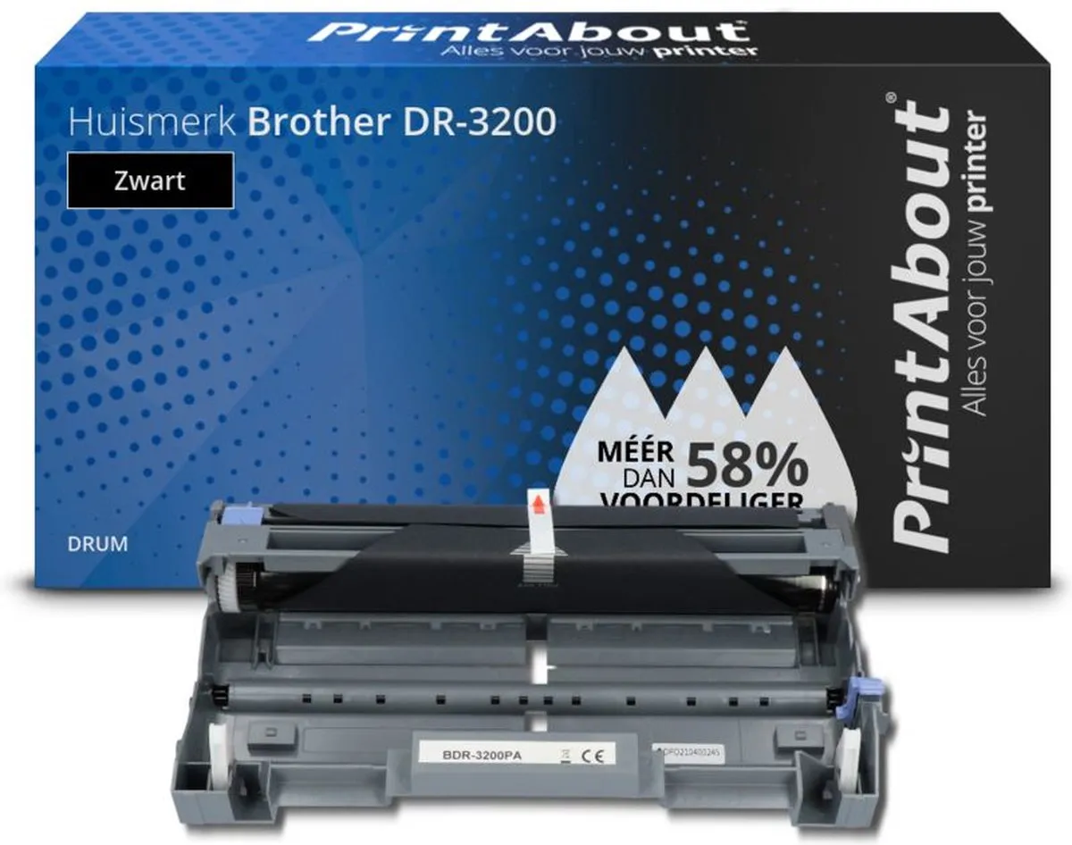 PrintAbout Brother DR-3200-PA Drum - 27.000 pagina's - Zwart