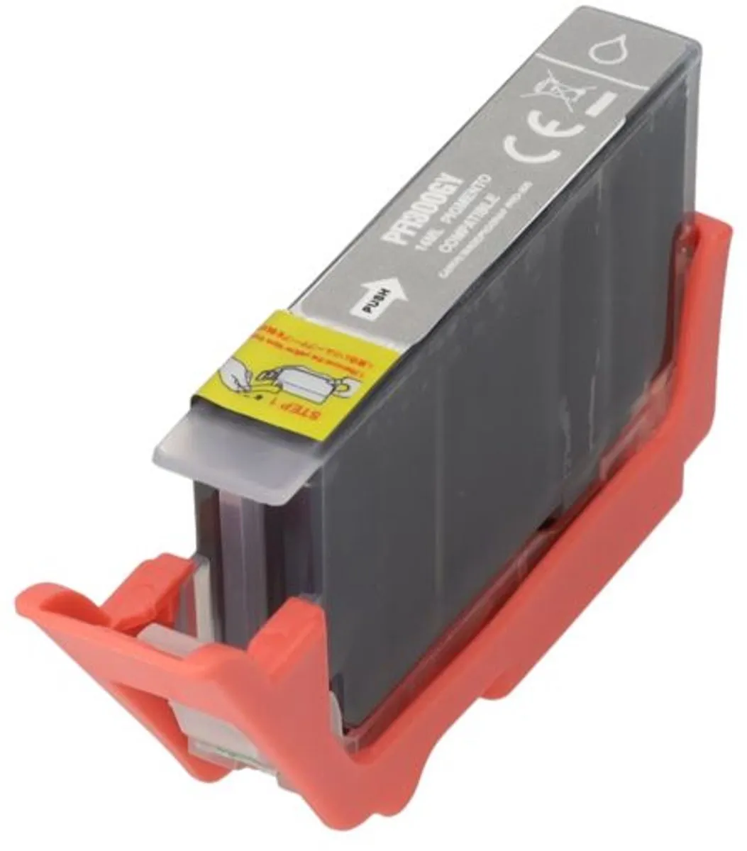 PrintAbout PFI-300GY Inktcartridge - 14ml - Grijs - o.a. Canon