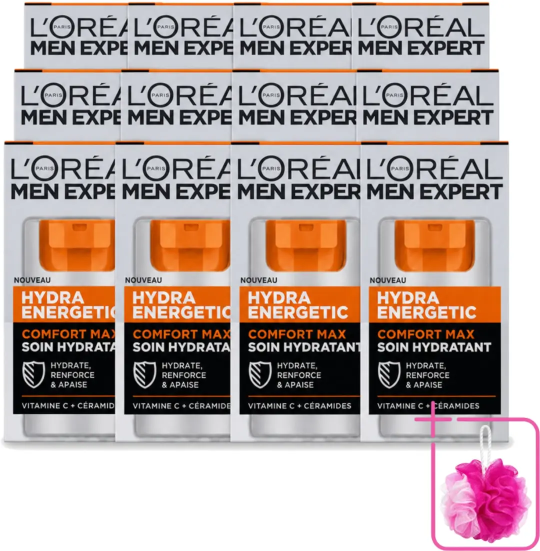 12 x L'Oréal Paris Men Expert Hydra Energetic Comfort Max