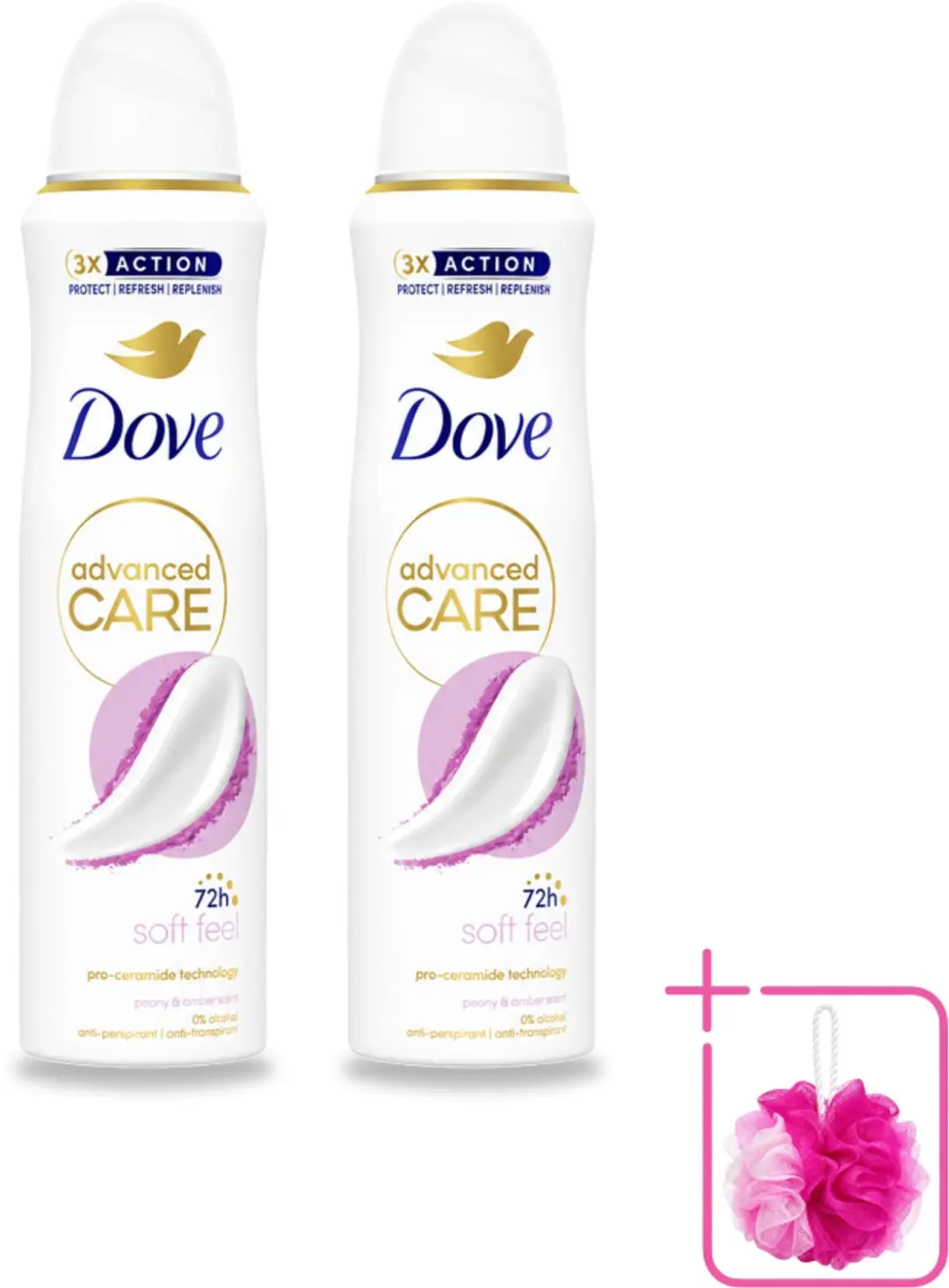 2 x Dove Deodorant Spray