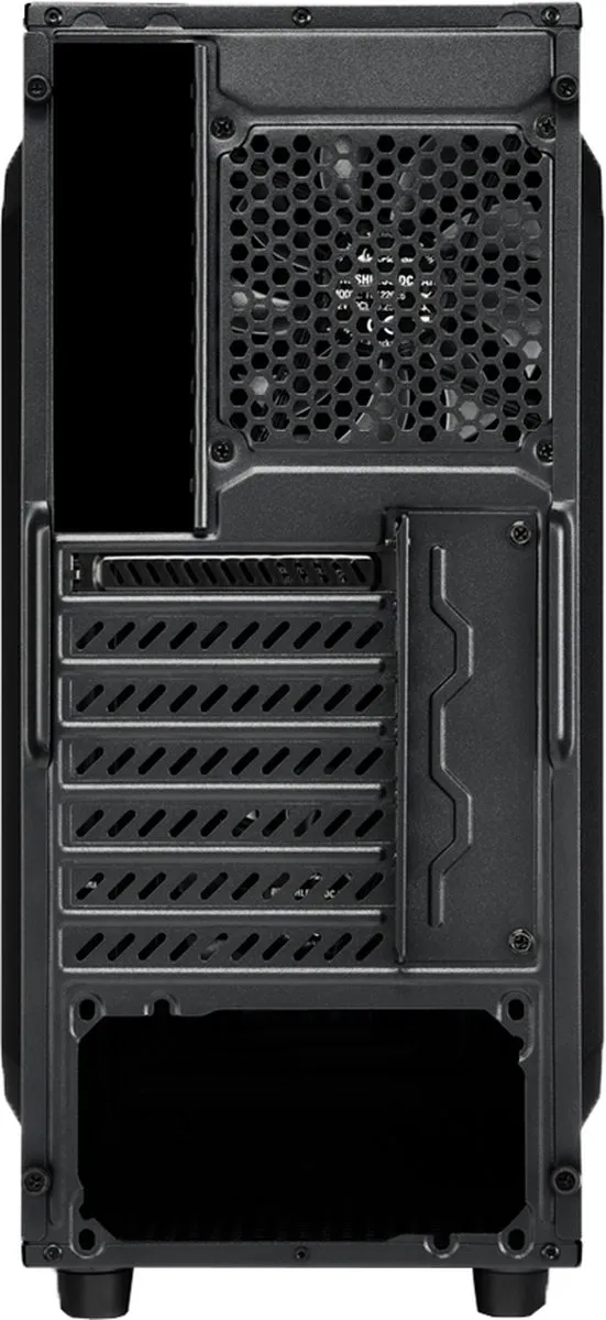Sharkoon VG7-W RGB Midi ATX Tower - 3 Ventilatoren - Zwart