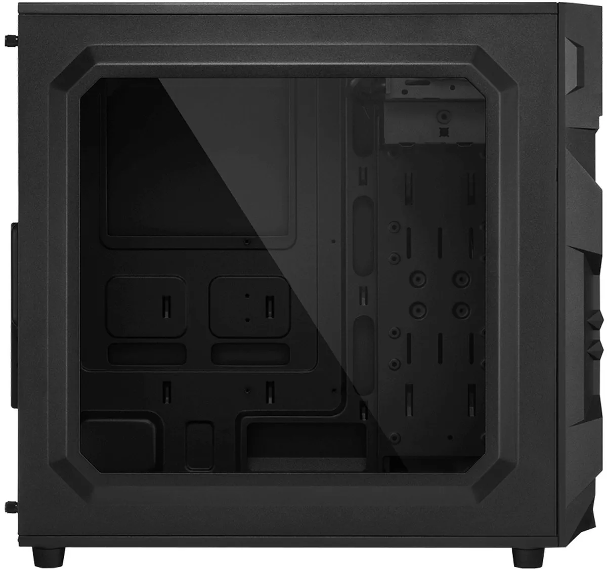 Sharkoon VG7-W RGB Midi ATX Tower - 3 Ventilatoren - Zwart - afbeelding 6 van 6