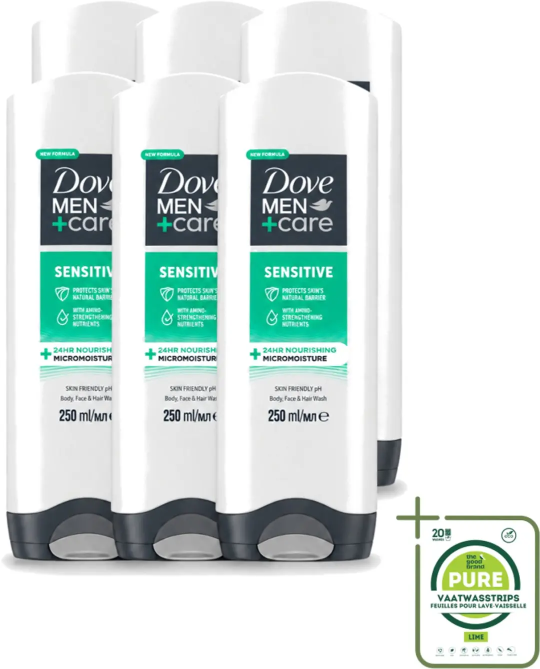 6 x Dove Men+Care